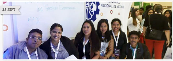 ALUMNOS DEL ITSCH, ASISTIERON A LA SEMANA NACIONAL DEL EMPRENDEDOR, EN CIUDAD DE MÉXICO.