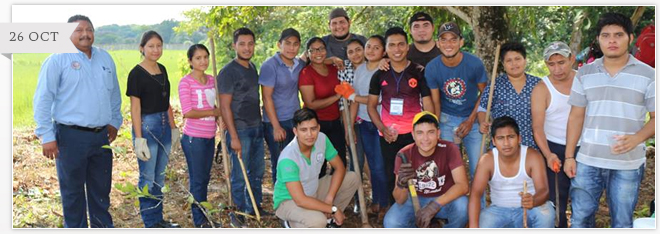 ALUMNOS DEL TECNOLÓGICO INICIAN REHABILITACIÓN DE ECO-JARDÍN.