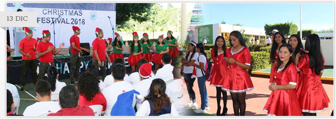 ALUMNOS REALIZAN EL FESTIVAL NAVIDEÑO 2018 EN EL ITSCH