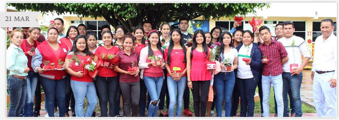 ALUMNOS DIERON LA BIENVENIDA AL EQUINOCCIO DE PRIMAVERA