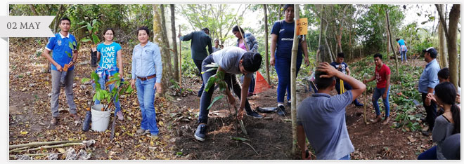 ALUMNOS DEL ITS CHOAPAS REALIZAN PLANTACION DE HIBRIDOS DE CACAO