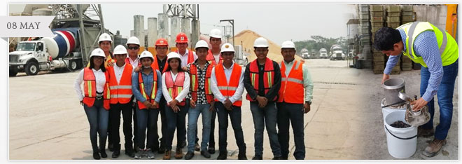 VISITA INDUSTRIAL DE ALUMNOS DE LA CARRERA DE INGENIERÍA CIVIL A LA EMPRESA CEMEX COATZACOALCOS.