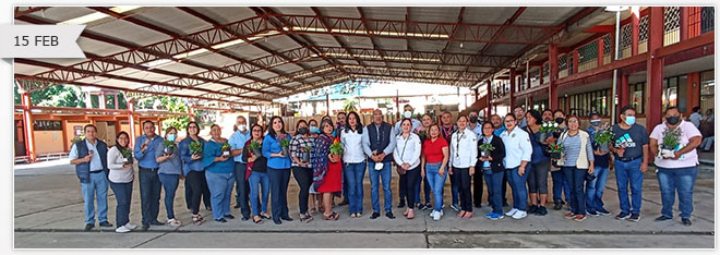 La Máxima Casa de Estudios, en coordinación con su Sindicato, celebran el “Día del Amor y la Amistad” con escuelas de Las Choapas.