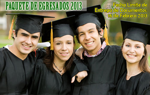 Atención Alumnos: Paquete de Egresados 2013