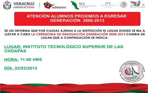 Atencion alumnos a egresar!!!